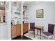 Cozy dining area with built-in storage and elegant decor, perfect for intimate meals and entertaining at 901 Abernathy Ne Rd # 5140, Sandy Springs, GA 30328