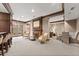 Inviting lounge area featuring a fireplace, comfortable seating, and elegant decor at 901 Abernathy Ne Rd # 5140, Sandy Springs, GA 30328