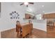 Cozy breakfast nook with hardwood floors and a decorative plate collection creating a charming dining space at 1402 Silver Summit Se Dr, Conyers, GA 30094