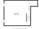 Floorplan for the basement with dimensions of 25'6