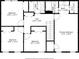 Second floorplan shows the bedrooms, bathrooms, and closets of the home at 3013 Huntshire, Doraville, GA 30340