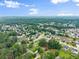 Panoramic aerial view showcasing a lush, green residential neighborhood under a partly cloudy blue sky at 2711 Bethesda Ne Ct, Lawrenceville, GA 30044