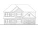 New two-story home displaying traditional brick exterior with covered entrance and a two-car garage at 3285 Lions Ruby Ln, Atlanta, GA 30349