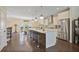Gourmet kitchen with oversized island, and stainless steel appliances at 1066 Brandsford Nw St, Atlanta, GA 30318
