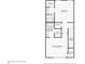 Detailed floor plan of the home's second floor showing layout and dimensions of each room at 2084 Del Lago Nw Cir # 1, Kennesaw, GA 30152