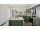 Modern kitchen with an island, stainless steel appliances, and ample storage at 2084 Del Lago Nw Cir # 1, Kennesaw, GA 30152
