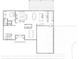 Detailed floor plan showcasing the layout of the first floor, including the kitchen and living spaces at 5743 Brendlynn Dr, Suwanee, GA 30024