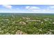 Wide aerial perspective capturing a neighborhood with lush greenery and beautiful houses in a peaceful setting at 1035 Hunterhill Dr, Roswell, GA 30075