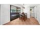 Dining Area leading to outdoor porch with access to the Laundry Room at 1035 Hunterhill Dr, Roswell, GA 30075