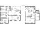 Home's floor plans including a main floor and basement, outlining layouts of rooms and living spaces at 2473 Melinda Ne Dr, Atlanta, GA 30345