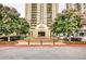 Building entrance featuring a fountain and manicured landscaping at 795 Hammond Dr # 506, Sandy Springs, GA 30328