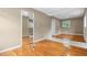 Bedroom with ample closet space, hardwood floors, and neutral colored walls at 2266 Kennedy Nw Ct, Atlanta, GA 30318