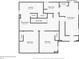 Floor plan showcasing the layout of the home, including the kitchen, bathroom, bedrooms and Gathering room at 2266 Kennedy Nw Ct, Atlanta, GA 30318