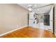 Bright and open kitchen featuring modern appliances, tiled floor, and a back door to a porch at 2266 Kennedy Nw Ct, Atlanta, GA 30318