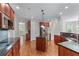 Kitchen area featuring stainless steel appliances, granite countertops and wooden cabinets at 6020 Cochran Mill Rd, Palmetto, GA 30268