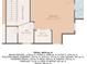 Floor plan illustrating bedroom dimensions and closet space, with hall and stair access at 3561 Stone Dr, Marietta, GA 30062