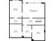 Basement plan featuring bedroom, recreation room, walk in closet, utility room, and halls at 681 Braidwood Nw Ter, Acworth, GA 30101