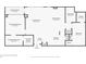 Floor plan showing the layout, room dimensions, and covered deck at 171 Auburn Ne Ave # 521, Atlanta, GA 30303
