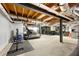 Spacious unfinished basement suitable for a home gym, workshop and storage at 1050 Lake Charles Dr, Roswell, GA 30075
