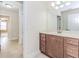 Bathroom with walk-in shower and wood vanity at 2727 Bearcreek Pl, Buford, GA 30519