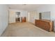 Spacious bedroom with neutral carpet, dresser, and closets for storage at 4354 Revere Cir, Marietta, GA 30062