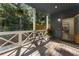 Inviting front porch with comfortable seating and view of the entry at 3899 Carlton Dr, Chamblee, GA 30341