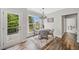 Cozy dining area featuring a view of a deck and an eating space at 115 Greenbrier Way, Canton, GA 30114