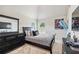 Tastefully decorated bedroom with soft carpet and neutral walls at 3024 Bridgehaven Ct, Snellville, GA 30039