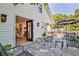 Inviting outdoor patio with iron furniture and open view to the interior at 439 Atlanta Se Ave, Atlanta, GA 30315