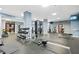 Spacious gym with modern exercise equipment and plenty of room for fitness activities at 795 Hammond Dr # 808, Sandy Springs, GA 30328
