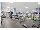 Large gym with diverse exercise equipment and mirrors, perfect for a complete workout at 795 Hammond Dr # 808, Sandy Springs, GA 30328
