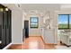 Modern kitchen with white cabinetry, granite countertops, stainless steel appliances, and bright windows at 795 Hammond Dr # 808, Sandy Springs, GA 30328