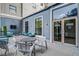 Relaxing outdoor lounge with comfortable seating, a fire pit, and access to indoor amenities at 795 Hammond Dr # 808, Sandy Springs, GA 30328