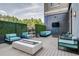 Inviting outdoor lounge area featuring a modern fire pit and stylish seating for relaxing at 795 Hammond Dr # 808, Sandy Springs, GA 30328