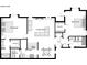 Main floor plan showing the layout of bedrooms, bathrooms, kitchen, living room, and walk-in closets at 903 Tuxworth Cir, Decatur, GA 30033