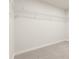 Walk-in closet featuring neutral carpet, white walls, and built-in shelving and clothing rods at 2625 Mourning Dove Dr (Lot 47), Grayson, GA 30017