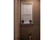 Bathroom with window displaying closed blinds and decoration with two small flower pots at 513 Forest Ln, Canton, GA 30114