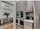 Bright kitchen featuring stainless steel appliances, shaker cabinets, and eat in breakfast area at 9585 Fenbrook Ct, Johns Creek, GA 30022