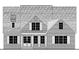 Detailed elevation drawing of a two-story brick home, showcasing the architectural design and window placement at 2759 S Waterworks Rd, Buford, GA 30518