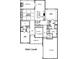 Detailed main level floor plan showcasing the layout of a home, including kitchen, bedrooms, and living spaces at 2759 S Waterworks Rd, Buford, GA 30518