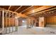 Unfinished basement with wooden framing and ample space at 6018 Oakdale Se Rd, Mableton, GA 30126
