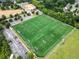 Top-down view of pristine soccer fields, perfect for sports and recreation at 6018 Oakdale Se Rd, Mableton, GA 30126