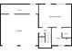 Basement floor plan featuring a utility room, garage, recreation room, bathroom, hall, and stairs at 218 Depot Ln, Dallas, GA 30157