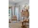 Elegant living area with patterned curtains, decorative mirror and lamps at 2817 Lincoln Dr, Decatur, GA 30033