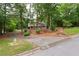 Long driveway leading to a well-maintained home with mature trees at 3750 Cannonwolde Dr, Snellville, GA 30039