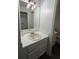 Bathroom featuring vanity with a door leading to the toilet at 4485 Golf Vista Cir, Decatur, GA 30035
