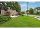 Summit Creek neighborhood entrance with brick signage, landscaping, and street markers at 1610 Kenilworth Se Ln, Conyers, GA 30013