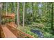 Multi-level wooden decks surrounded by lush trees at 1279 Colony Pl, Marietta, GA 30068