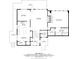 First floor plan showing the kitchen, dining room, living room, main bedroom, and main bath at 1279 Colony Pl, Marietta, GA 30068