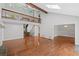 Living room with wood floors and staircase at 1279 Colony Pl, Marietta, GA 30068